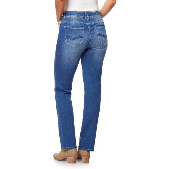 Women’s Bootcut Jeans Stretch Denim Figure-Enhancing Size 10 - Picture 3 of 8